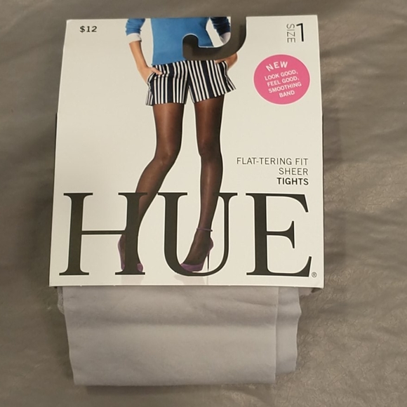 HUE Accessories - Hue chrome flat-tering fit sheer tights